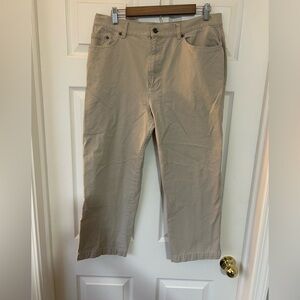 Ralph Lauren tan denim jeans